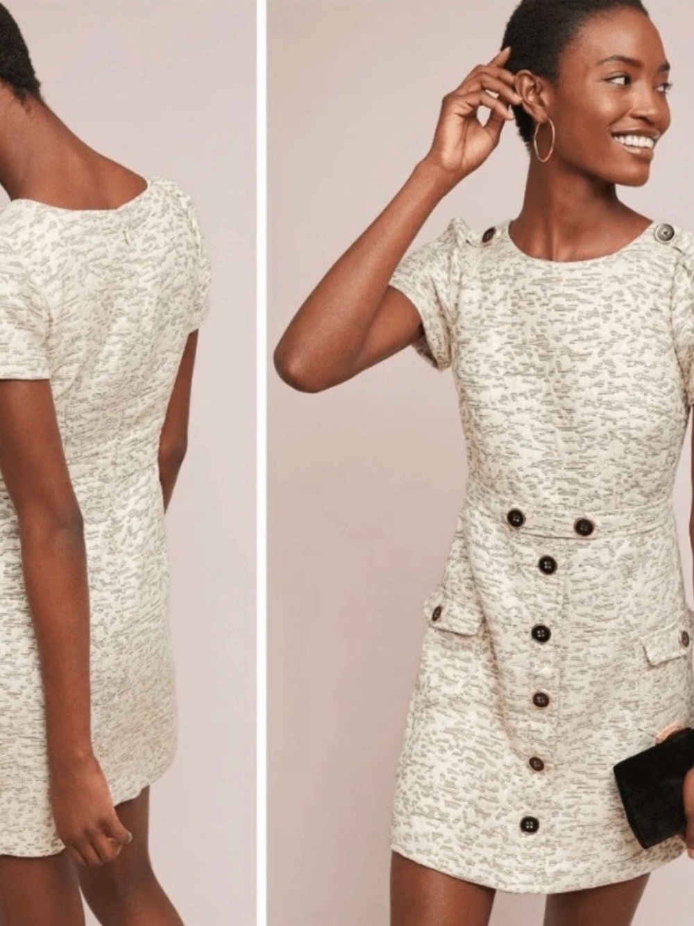 Anthropologie Moulinette Soeurs Colleen Mini Lady Coco Style Dress Size 14
